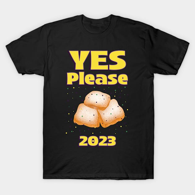 Yes to  Beignet T-Shirt by Amy Creates MO